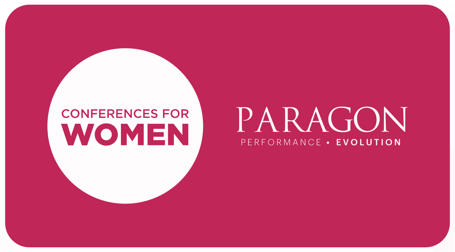 Conferences for Women and Paragon logo lockup